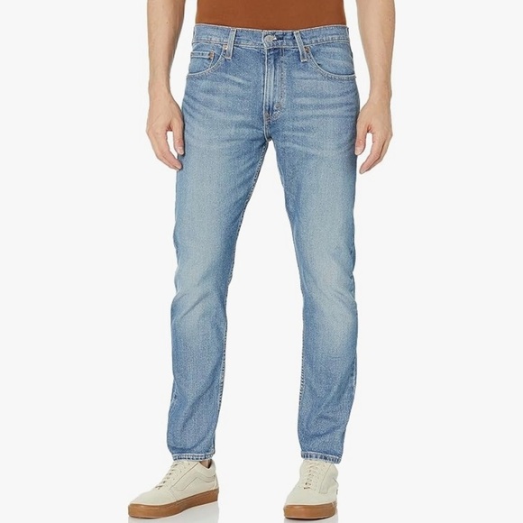 Levi’s 512 Slim Tapered Light Wash Premium Denim Jeans Size 29 - Picture 2 of 13